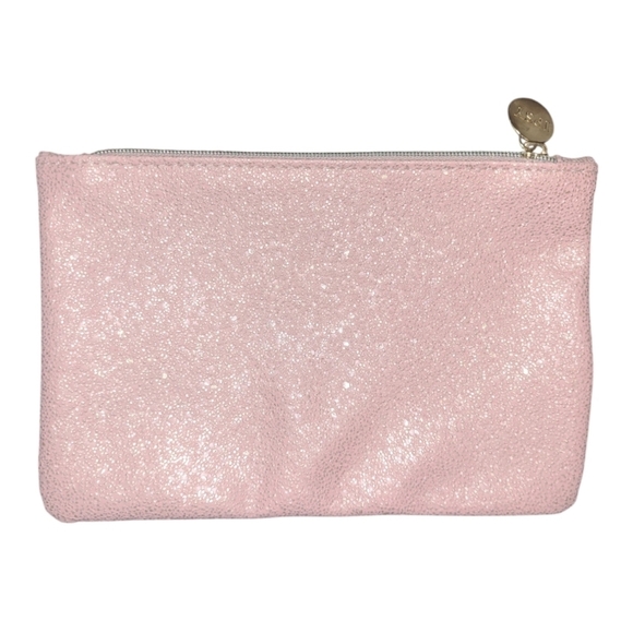 Pink Clutch,Wristlet Coin Purse 👛 Rose🌹 Floral Accent and cosmetic bag - Picture 3 of 6